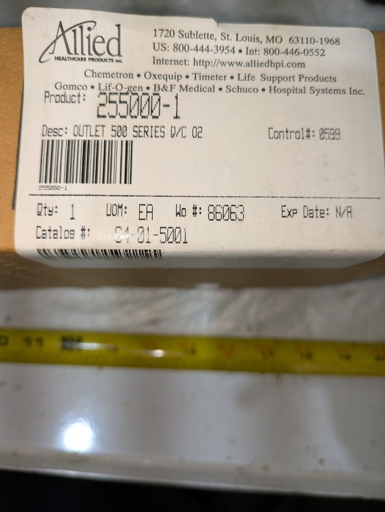 ALLIED 255000-1 489M 100 PSIG MAX ALLIED