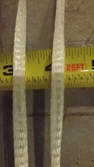 1/4″ x 1500′ 400# tensile polyester pull tape, mule tape, webbing
