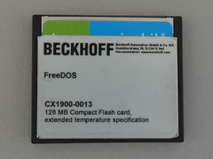 Beckhoff CX1900-0013 FreeDOS 128MB CF Card Compact Flash Card Swissbit