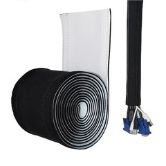Clean and Tidy Cable Management Sleeve Neoprene Wrap for Wire Cord Control