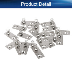 20Pcs Battery Springs AA Metal Contact Plate Replacement Positive to Negative Co