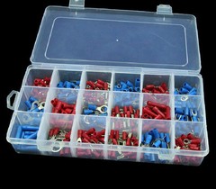 330PCS ASSORTED WIRE CONNECTORS TERMINALS KIT ELECTRICAL SPLICE #M1363 QL