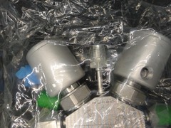 Nupro Valve Manifold Assembly 6LV-DV8199PAA 3 Ports 2 Stations Pneumatic Diaphr