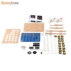 LED Digital Tube Display Calculator Electronic DIY Kit Soldering Practice Parts