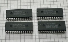 4x HY6264LP-10 6264 8-BIT 8K x 8 CMOS SRAM PDIP28 x4 PCS NEW OLD STOCK NOS