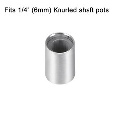 10pcs Potentiometer Knob Silver Tone Rotary Knob 10mmx15mm Volume Control Knob