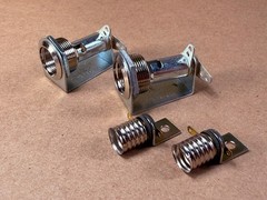AERONAUTICAL ELEC 75-302 PANEL MOUNT LAMP BULB BAYONET BASE SOCKET HOLDER