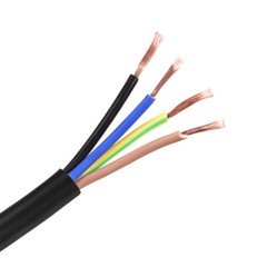 RVV Wire Cable Extension Cord Copper Wire Conductor 4 Core 20 AWG 10M/32.8ft