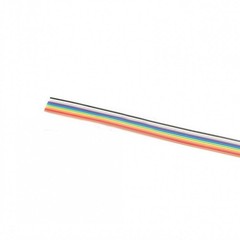 Dupont Wire Flat Flexible Rainbow Ribbon PCB Cable Pitch 1.27mm 10P-50P 10-50Way