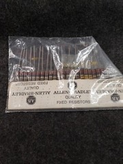 Qty 3 pcs Allen Bradley Carbon axial resistors 1 watt PICK Ohms…. …(C20B5)