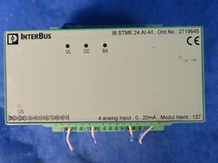 PHOENIX CONTACT ANALOG INPUT MODUL IB STME 24 AI 4/I 2719645 2719629 1YEAR WARRA