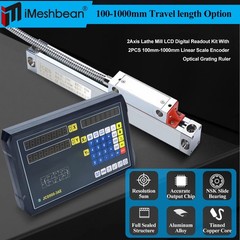 2/3 Axis Digital Readout Linear Scale DRO Display 5μm for Bridgeport/Knee Mill