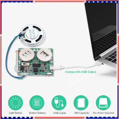 DIY Light Sensor Sound Module Micro USB Recordable Sound Chip 8M Memory Speaker