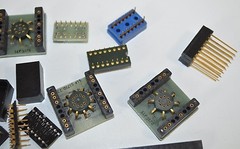 Nice Lot of Various Component Sockets Plug-ins 16P 18P Long & Short Pins +++