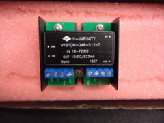 VYB10W-Q48-S12-T V-Infinity CONVERTER DC/DC 10W 12V 833MA NEW!