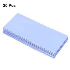 Heat Shrink Tubing 29.5mm Flat Width 20pcs for 18650 Light Blue