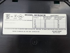 Gentex GCS24CR Ceiling-Mount Fire Alarm Strobe 24VDC Selectable Commander – N…