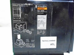 Merlin Gerin Compact 38113 Circuit Breaker CE104N 20 Amp 3 Pole 240/480V