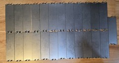 💥💥💥 50 5″ x 1.5″ Zinc Plated Steel Nail Plates