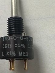 Vishay Spectrol 140-0-0-502 Potentiometer Wirewound 1 Turn 5K Ohms Black – NEW