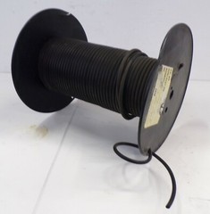 BLACK COATED COPPER WIRE, TEW UL1015, 200FT, 12 GAUGE, 600V, SIZE: .275, 2/64PVC