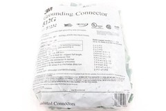 QTY. 500 512G INSULATED GROUNDING CONNECTOR #50232, GREEN WIRE NUT 14-10AWG