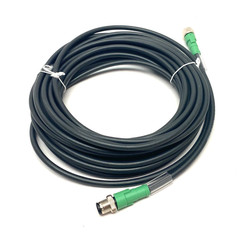 Phoenix Contact SAC-8P-M12MS/10,0-PUR/M12FS Double Ended Cordset 8-Pos 1529179