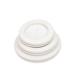 16-100mm White Rubber Blanking Grommets Closed Gromet Cable Wiring Protect Plug