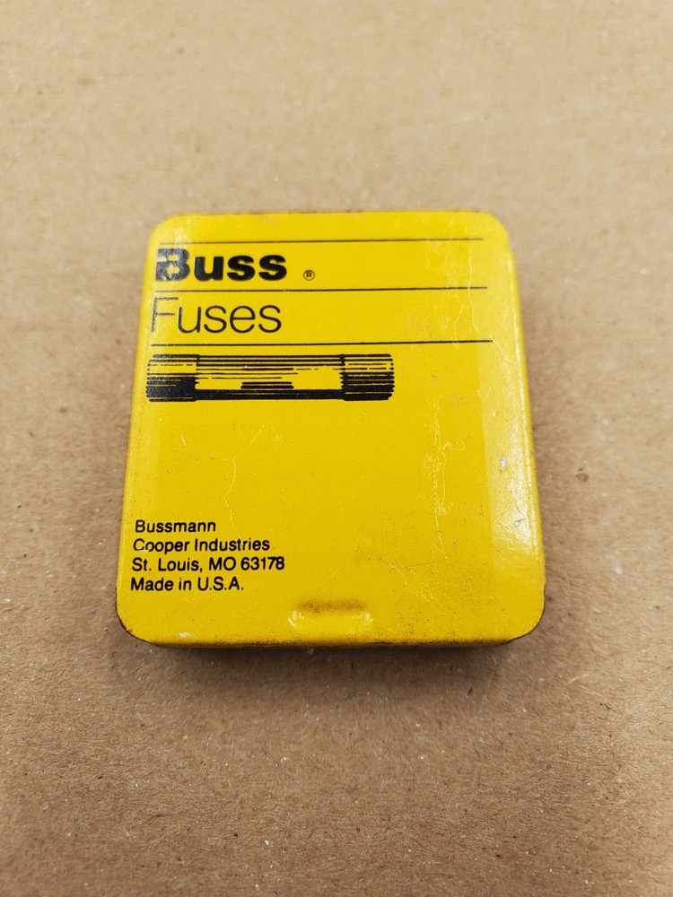 Bussmann AGW-30 1/4″ X 7/8″ AGW Automotive Glass Fuse 30 Amp, 5 Pack Old Stock