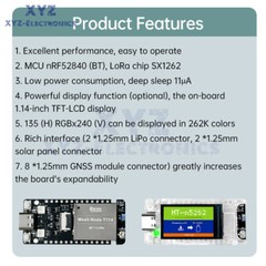 HelTec AutoMation Node T114 LoRa Development Board nRF52840 SX1262 Module Type-C