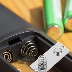 1 Set Durable Silver Battery Spring Contact Plate for Battery Holder Replacement