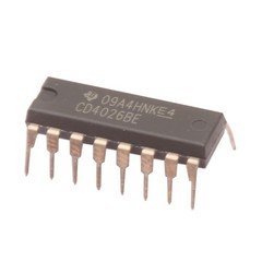 10PCS CD4026 CD4026BE 4026 CMOS Counters Decade/Divider 7 segment DIP-16 IC USA