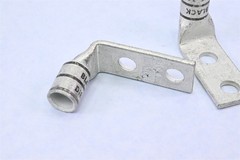 2 Burndy YAV26L2TC38FX90 Copper Compression Lug 2/0 AWG 3/8″ Stud Terminal Lugs