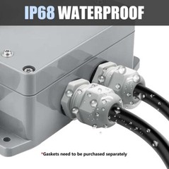 CABLE GLAND IP68 WATERPROOF BLACK NYLON COMPRESSION PG7/9/11/13.5/16/19/21/24-63