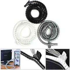 Flexible Spirall Cable Cord Power Wire Storage Management Organizer Wrap Clip