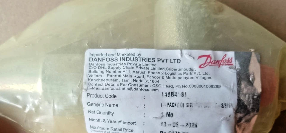 1PC- Danfoss 148B4181 Gauge valve, SNV-ST,NPT 3/8in- Brand New