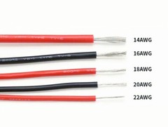 High Voltage Silicone Wire UL3239 Tinned Copper 6kv Flexible Cable 14awg-22awg