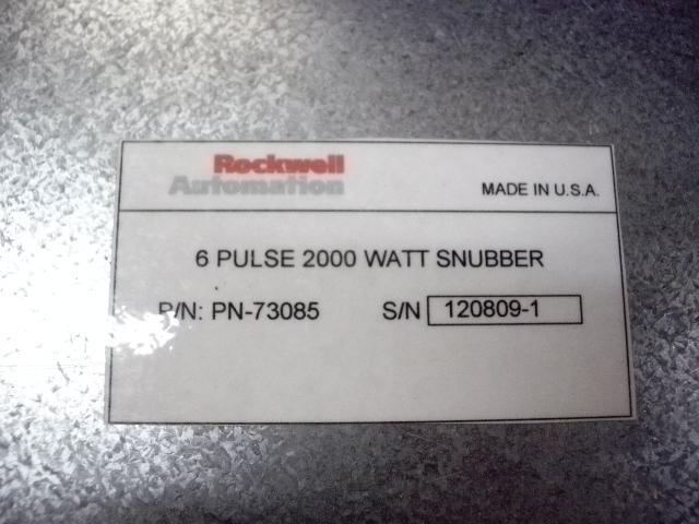 ROCKWELL AUTOMATION PN-73085 6 PULSE 2000 WATT SNUBBER QUANTITY!!