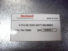 ROCKWELL AUTOMATION PN-73085 6 PULSE 2000 WATT SNUBBER QUANTITY!!