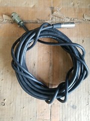 23ft Carol 3/c Type SJOOW jms3116f12-3s/Switchcraft A3M 3 Pin Audio Connector