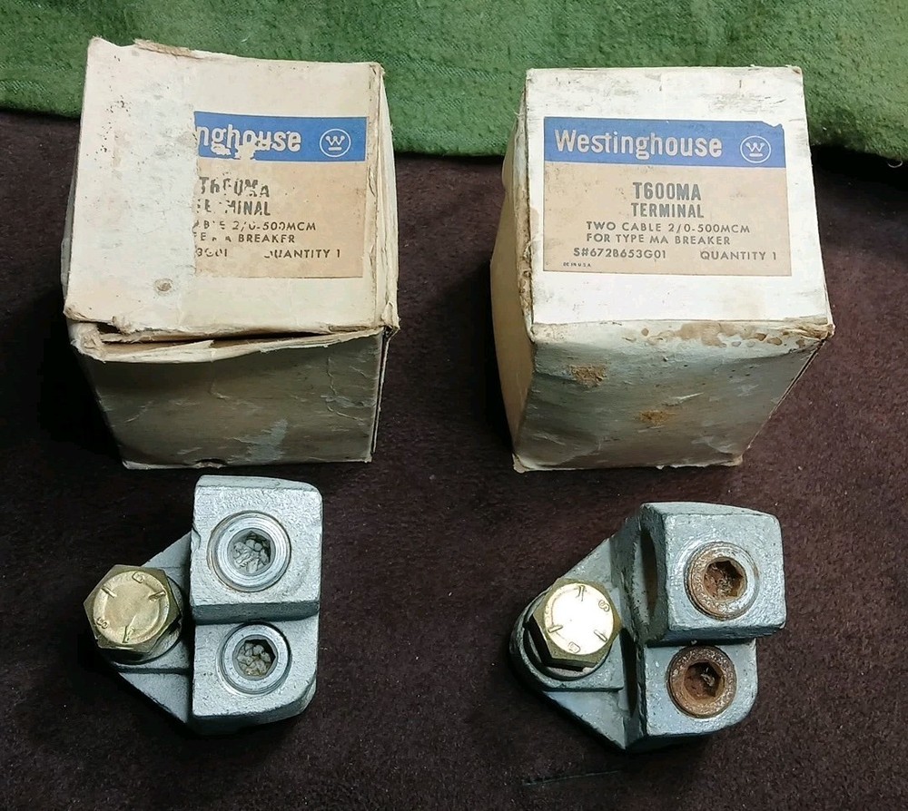 2 WESTINGHOUSE T600MA, Two Cable, 2/0-500MCM For Type MA Breaker