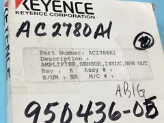 Keyence FS2-62 AMPLIFIER, SENSOR, 24VDC, NPN OUT, 162270