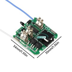 4S 16.8V 30A 18650 Li-ion Battery Protection Board BMS Dual MOS for Power Tools