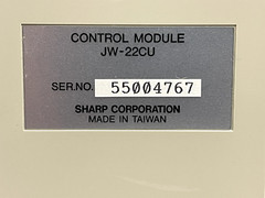 Sharp JW-22CU JW-2MA Control Module – Used Untested
