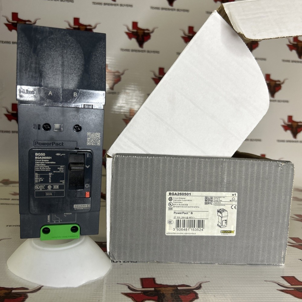 Square D Circuit Breaker BGA260501 new inbox PowerPact￼