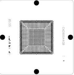 CXD90044GB CXD90044G CXD90044GG BGA Laser Stencil for PS4 GPU 0.55mm