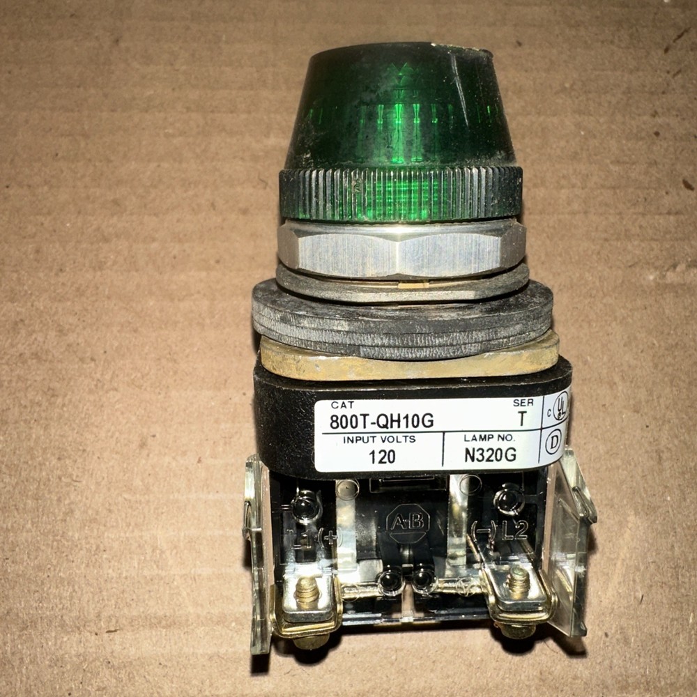 ALLEN-BRADLEY 800T-QH10G 120V AC/DC Light – Green (St2060)