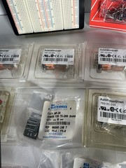 Electronics Components Lot Breadboard Relays RF Connectors Jumper Wires NOS