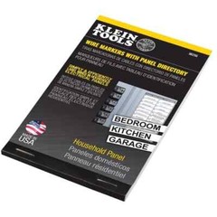 Klein Tools 56255 Wire Marker – Household Electrical Panel w/ Directory