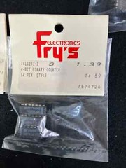 ASSORTED BINARY COUNTERS, FRY’S ELECTRONICS, LOT OF 5, NEW/SEALED